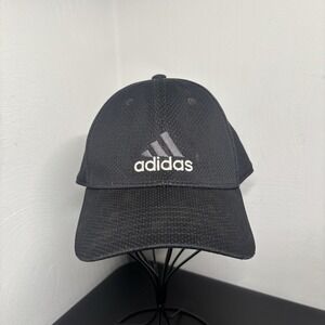 Adidas Aeroready Flex Fitted Hat Cap Unisex Men Women Black Gray‎ Size L/XL